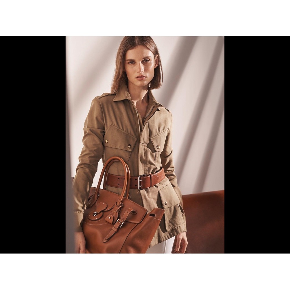Vintage Lauren Ralph Lauren Safari Military Khaki Utility‎ Quiet Luxury Set NWT